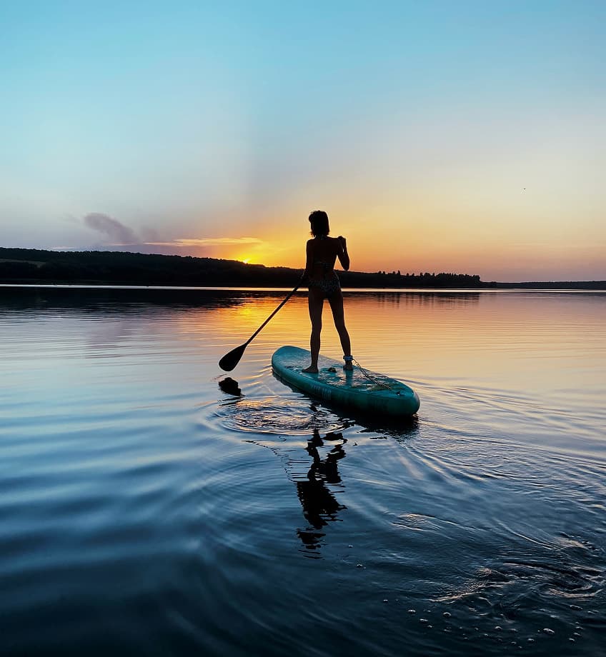 Paddle boarding